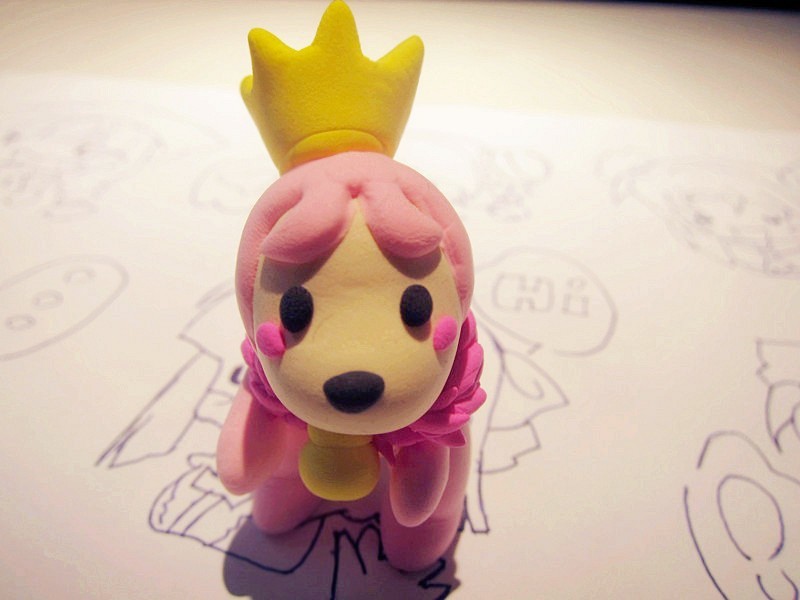 (原创·纸粘土)鼠王,附制作过程~~来捏橡皮泥吧0 0