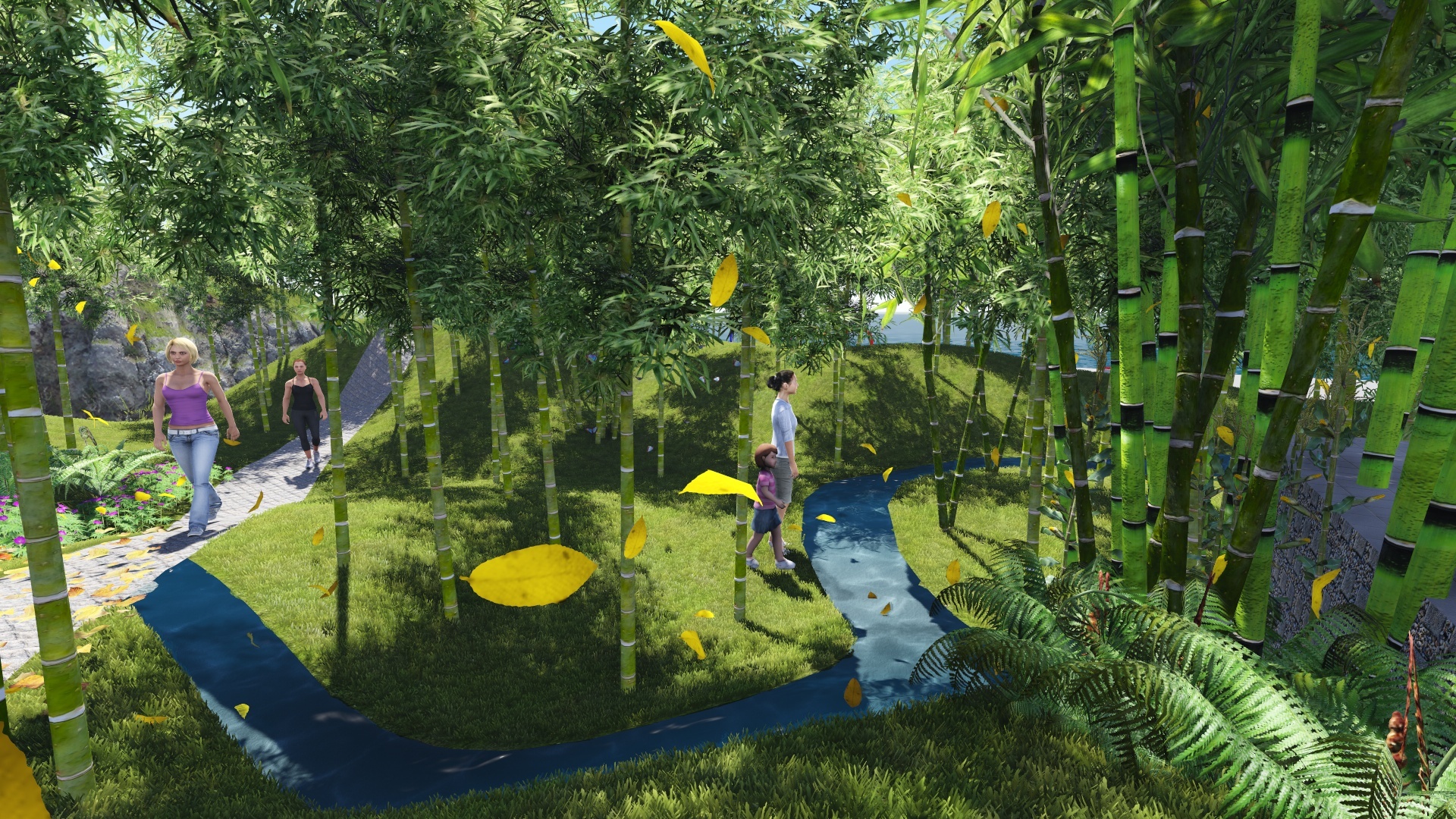 【于旭洋】珊瑚岭小竹林休息区|空间|景观设计|荣草沐土 - 原创作品