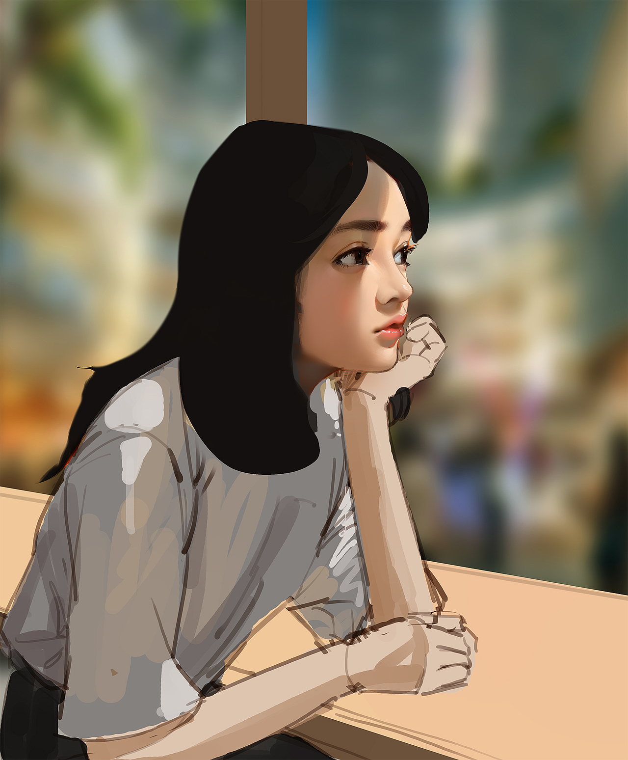 上海今天台风天,但是我的心情仿佛晴天。