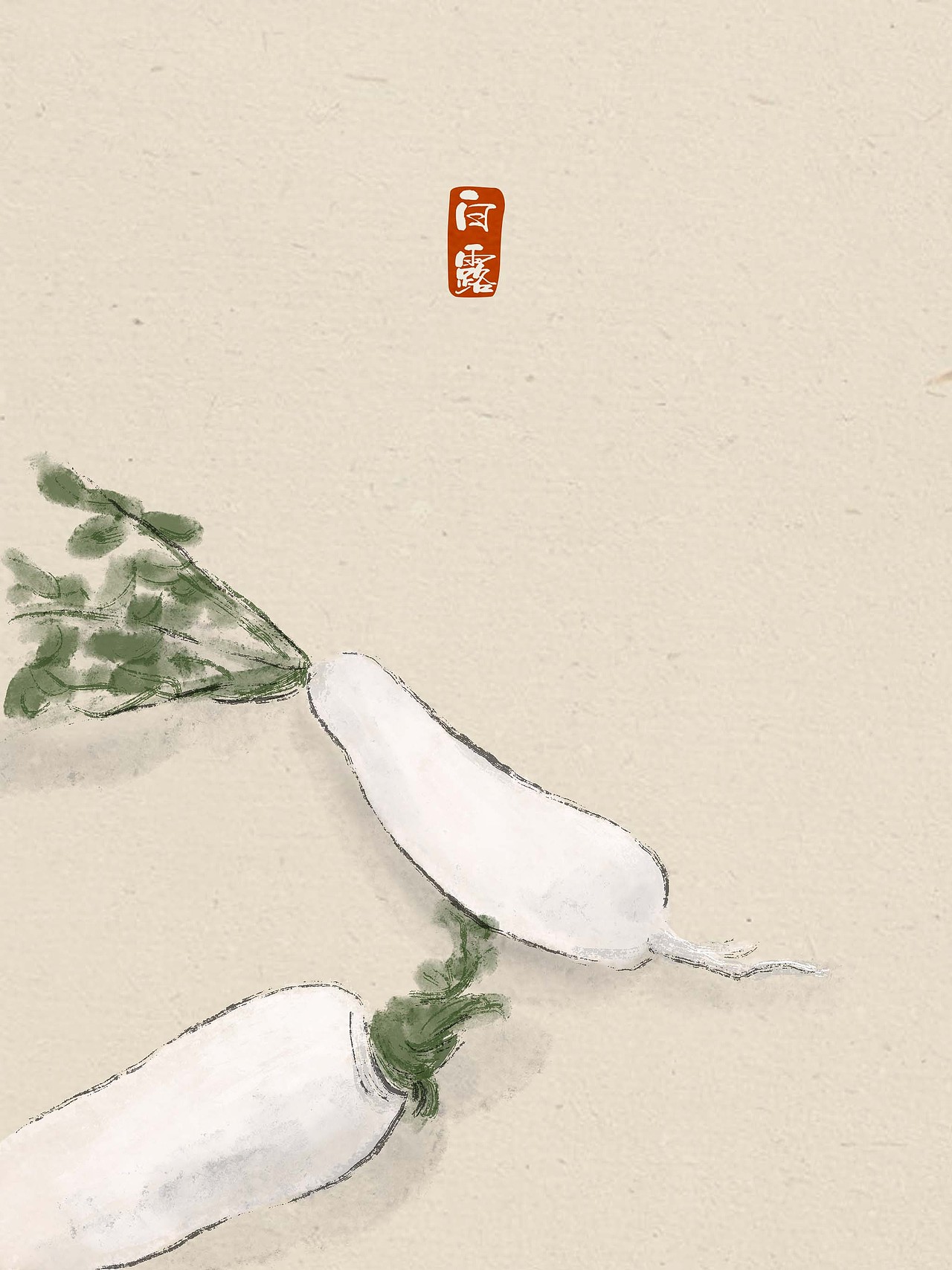 二十四节气中国风插画(完整版)