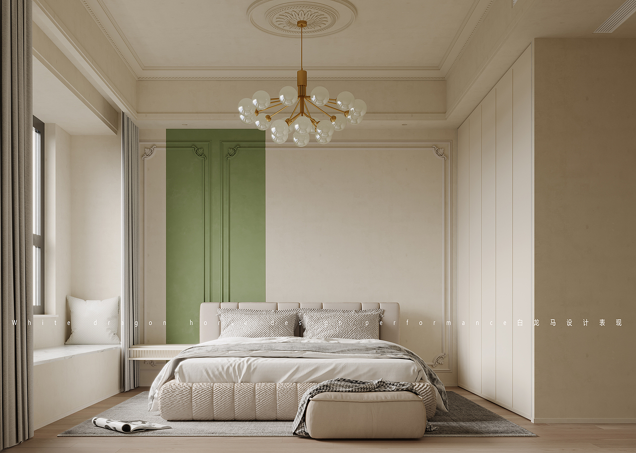 法式奶油—白龙马效果图