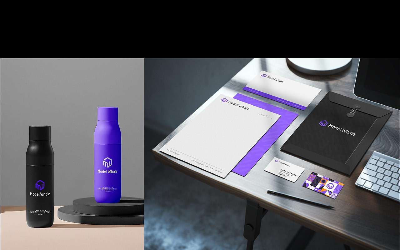ModelWhale logo 设计（图ZMjUyNTE0Mzky） - Logo - 站酷设计师皮芽子原创素材 - 站酷ZCOOL