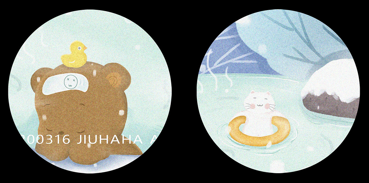 我没什么本事 只是一味的画着春夏秋冬