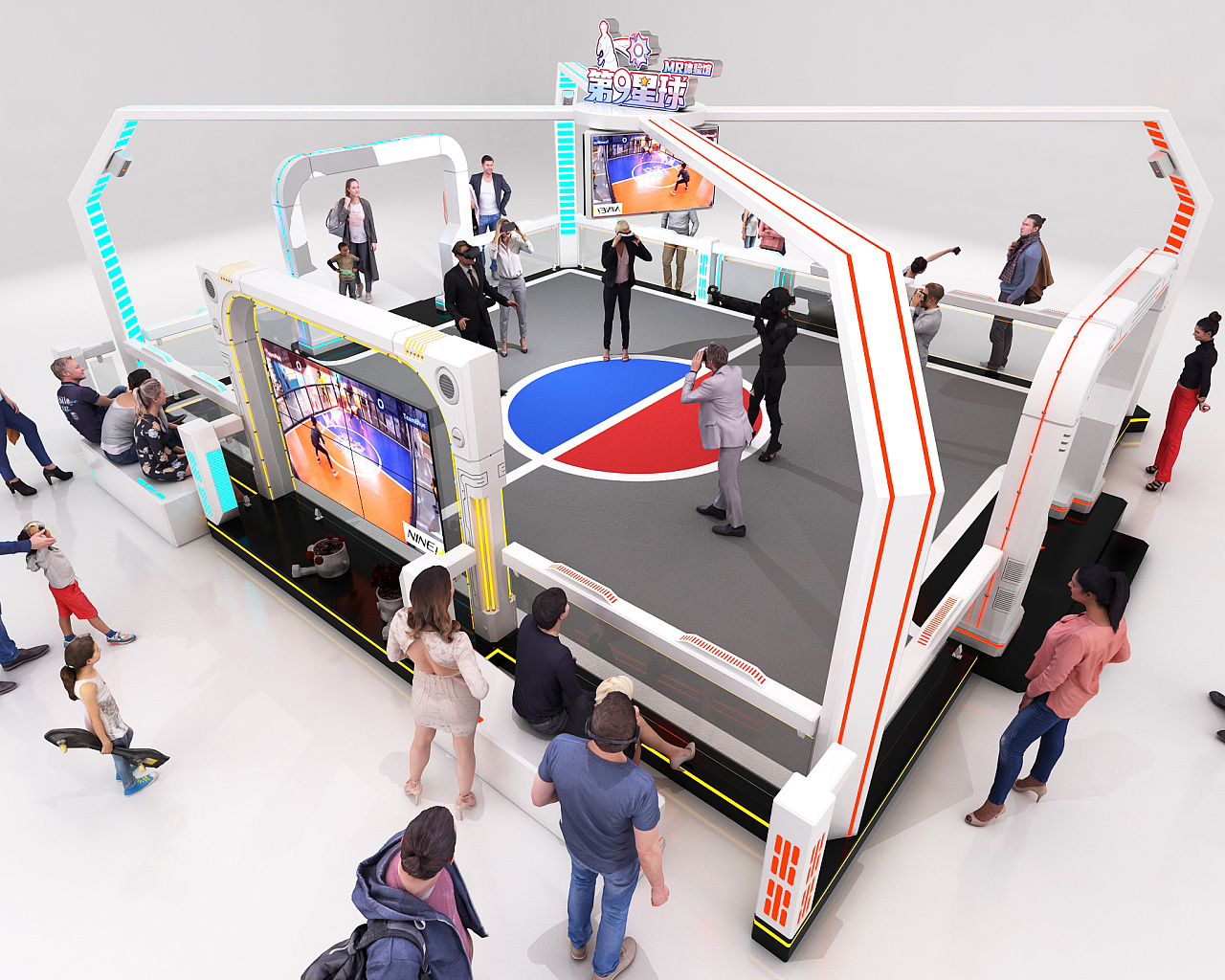 第九星球mr体验馆 样板店设计