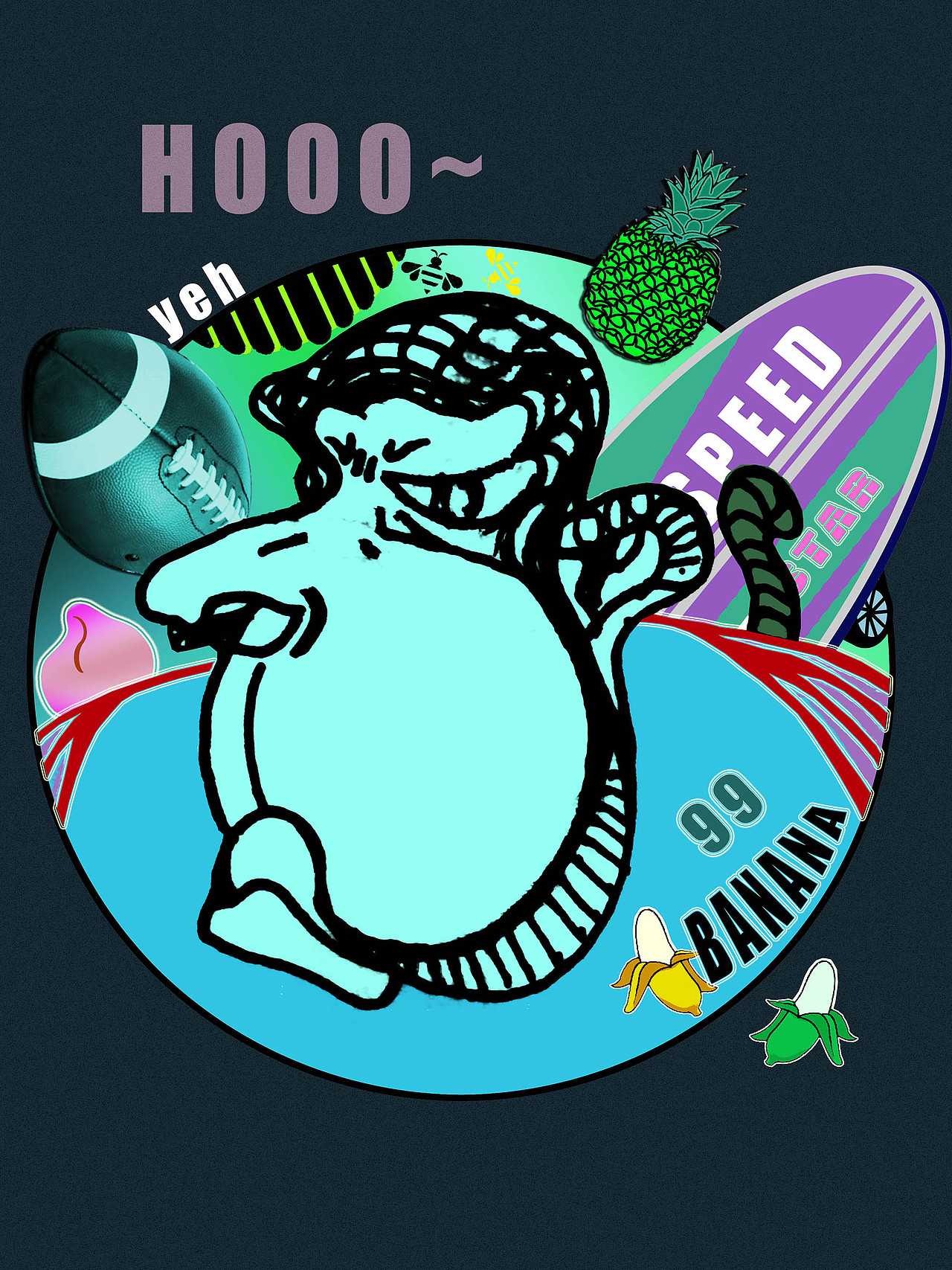 运动Monkey（图ZMjU3NjYxNTk2） - 创作习作 - 站酷设计师熊腰本熊宽原创素材 - 站酷ZCOOL