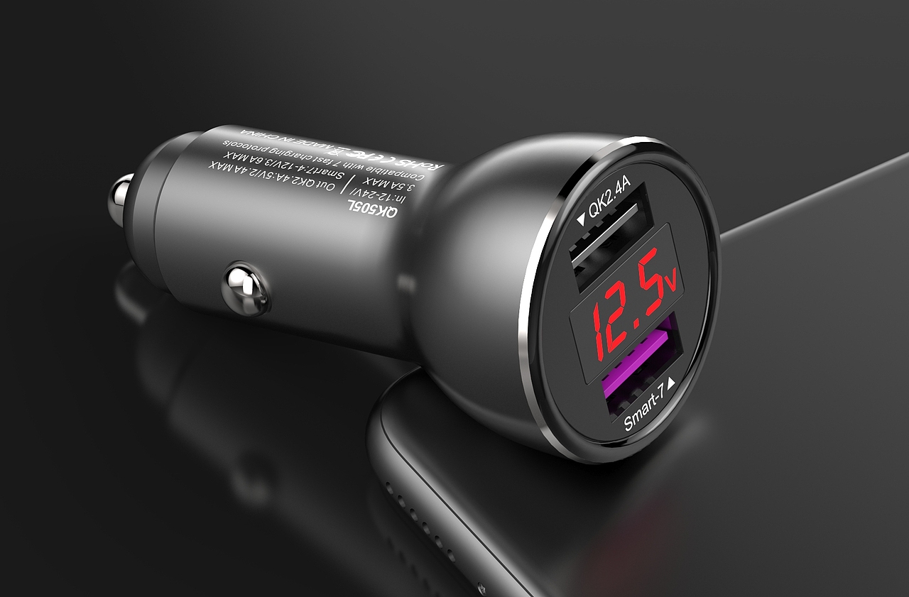 车载充电器|工业/产品|电子产品|蓝调4508_原创作品-站酷zcool