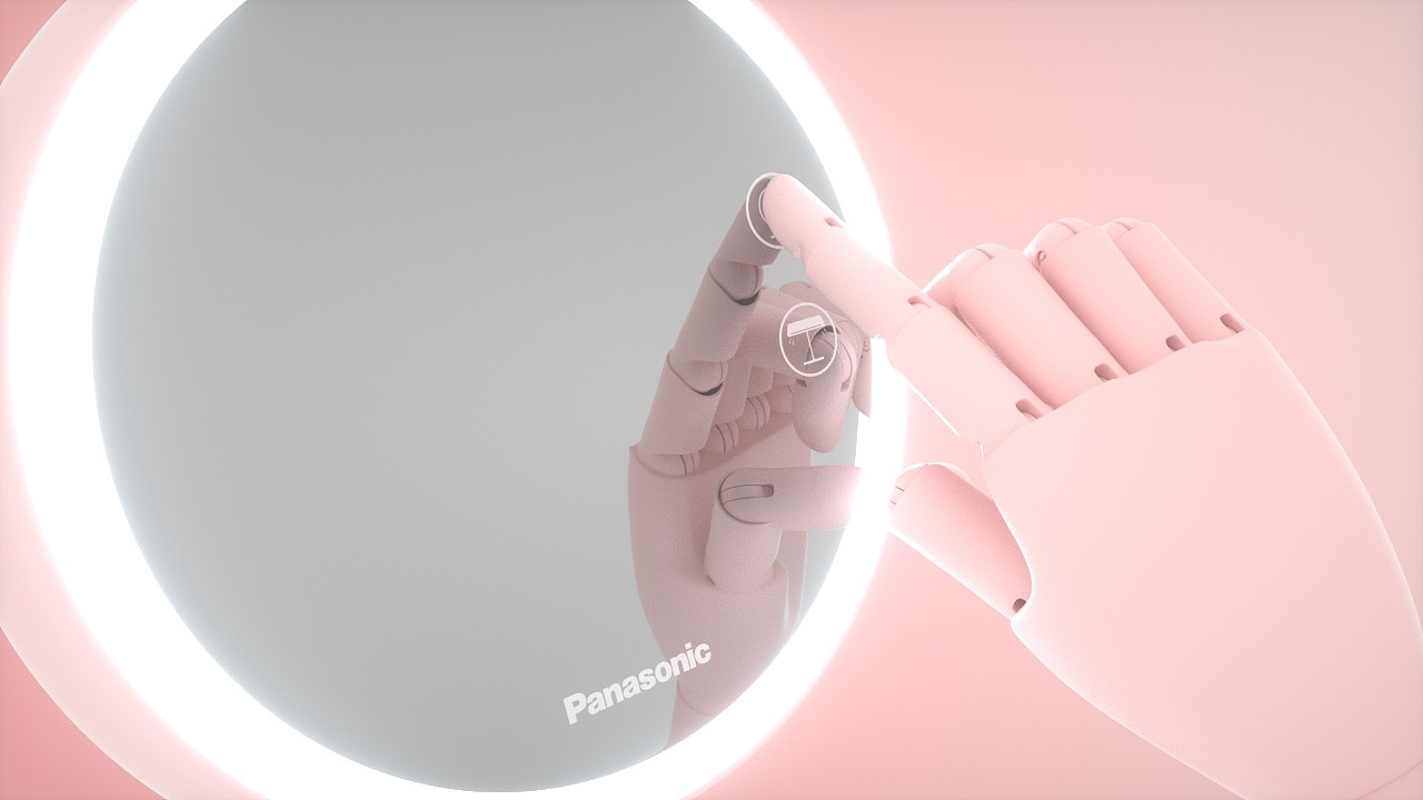 C4D动效作品NO.1-松下LED化妆镜（图ZMTgwMTY0MTI0） - 产品 - 站酷设计师苦力博Kulib原创素材 - 站酷ZCOOL