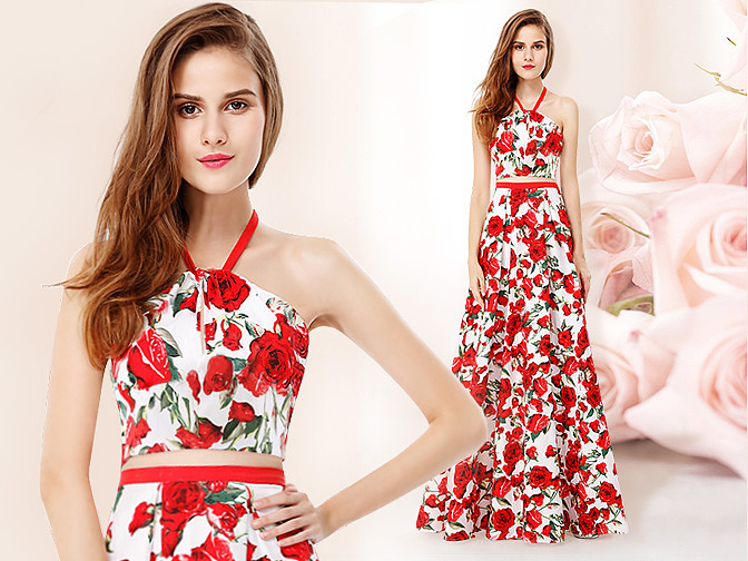 Valentine's Day 白色 情人节 海报 女装 礼服 活动