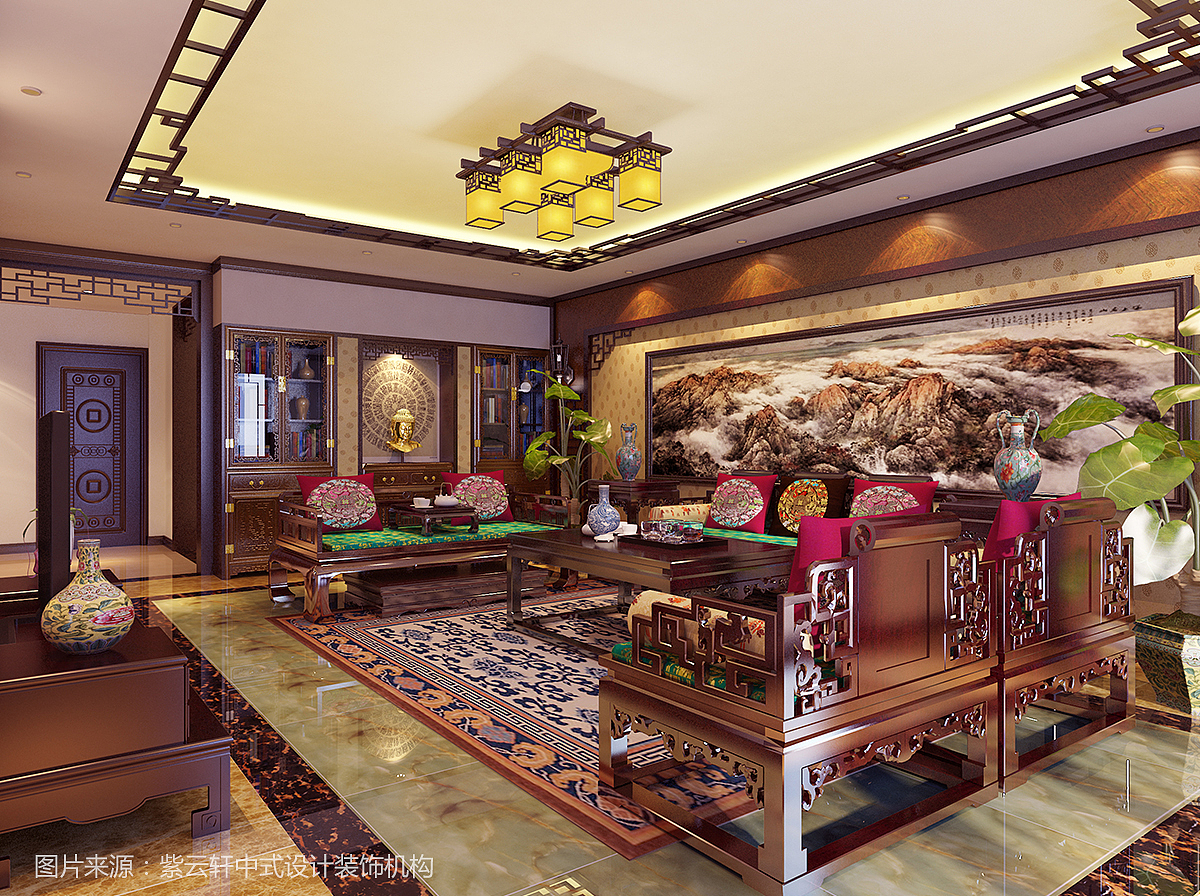 自建房中式装修