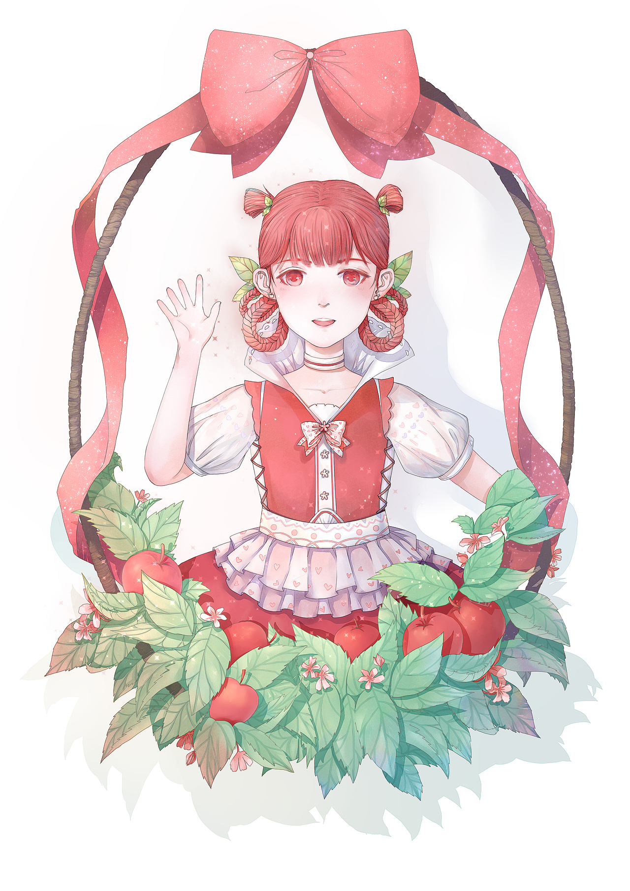 苹果拟人小萝莉