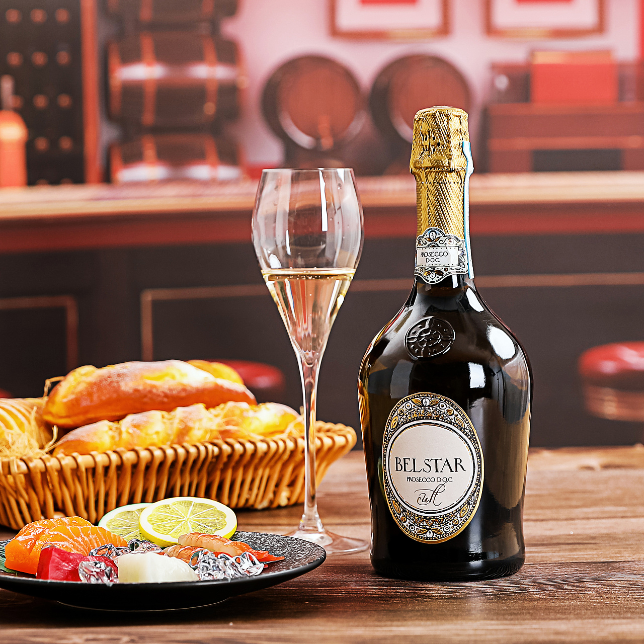 香槟酒电商图拍摄