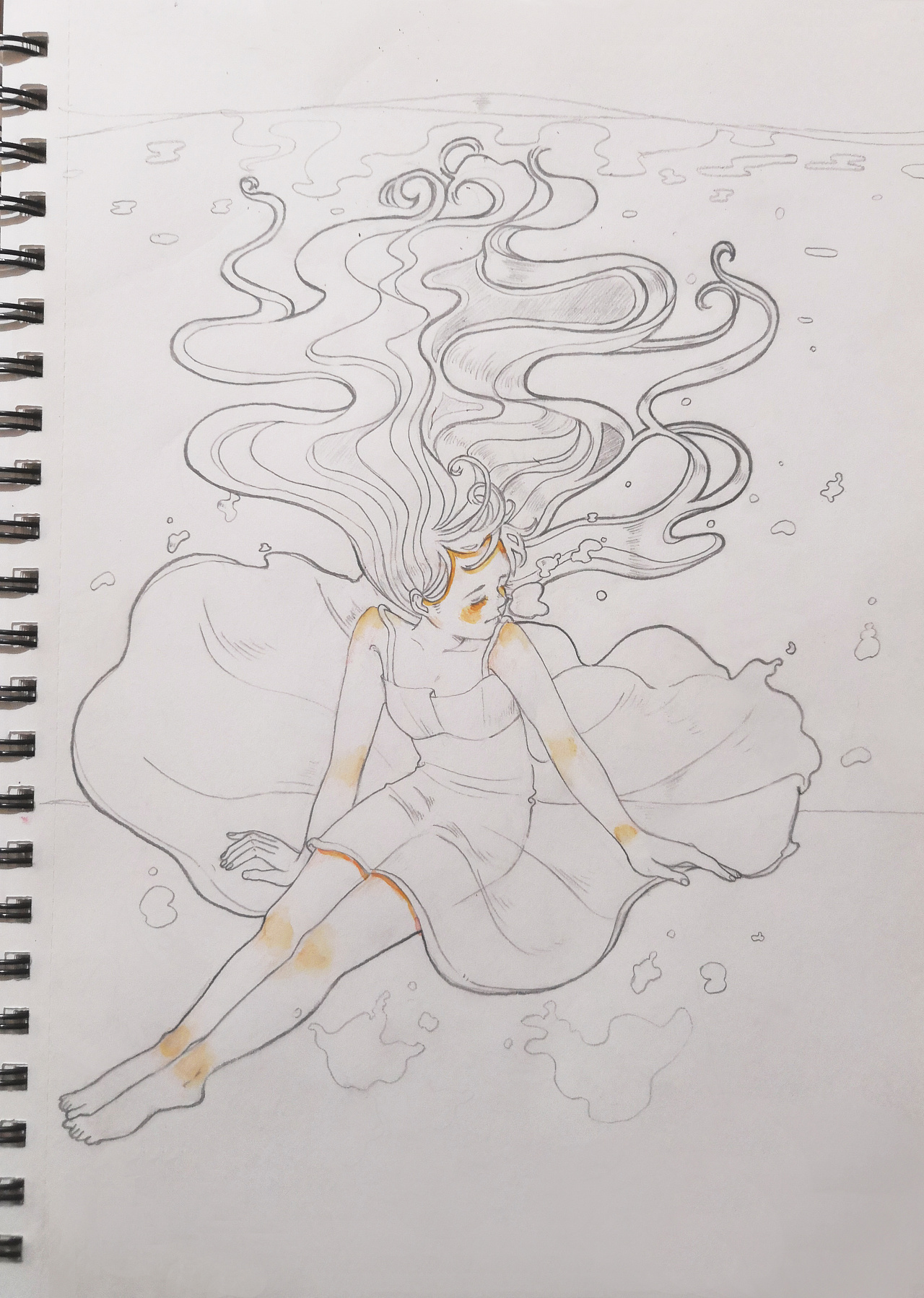 水下|插画|创作习作|鱼卷子 - 原创作品 - 站酷 (zcool)