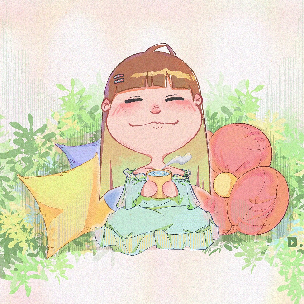 不上班的日子 喝杯茶吧~