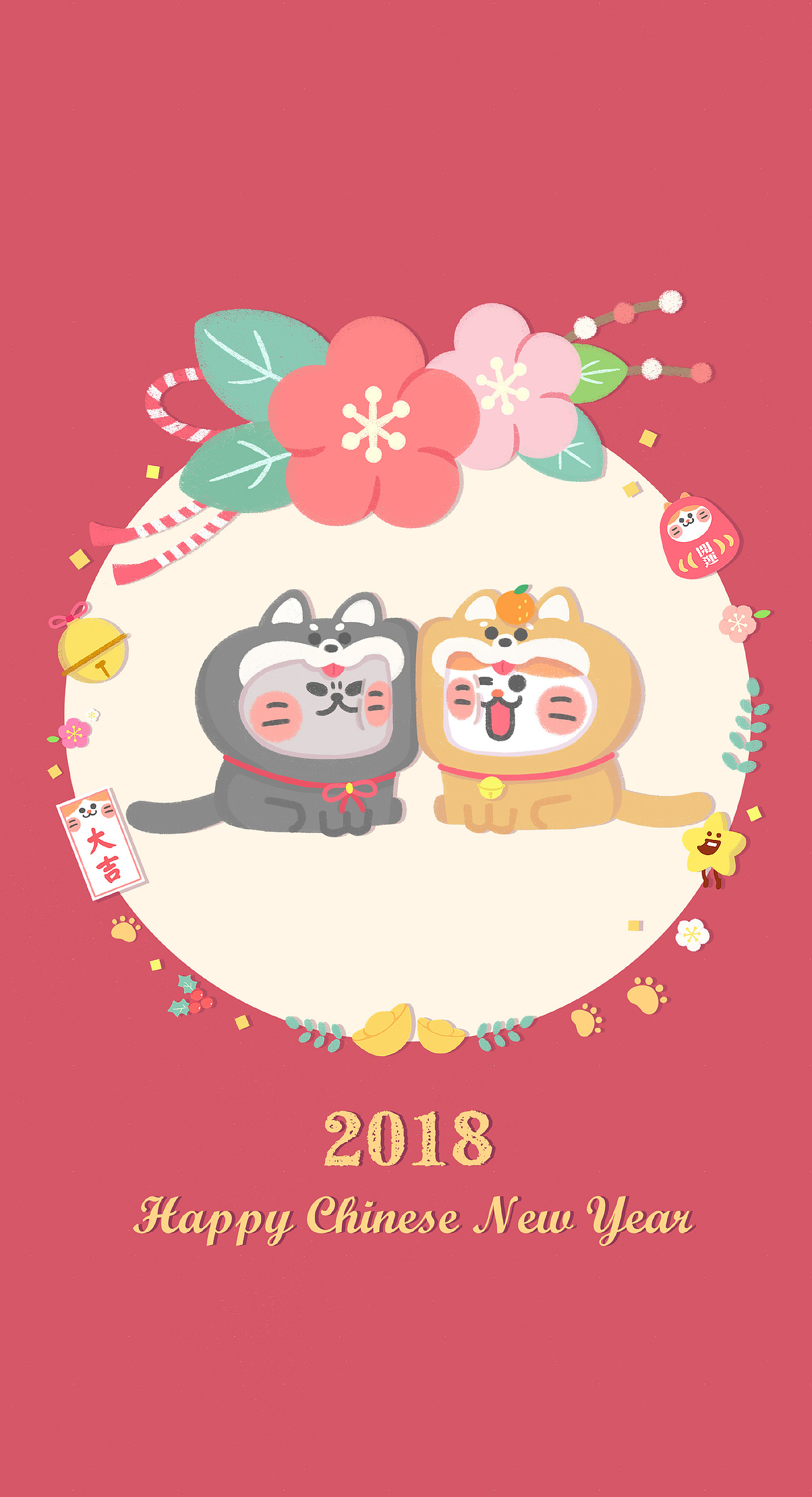 之前的个人工作图（国民富贵天团篇）（图ZMTQzNzk0MDY4） - 商业插画 - 站酷设计师胡桃啾原创素材 - 站酷ZCOOL