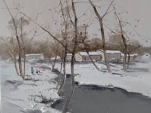 李少建油画