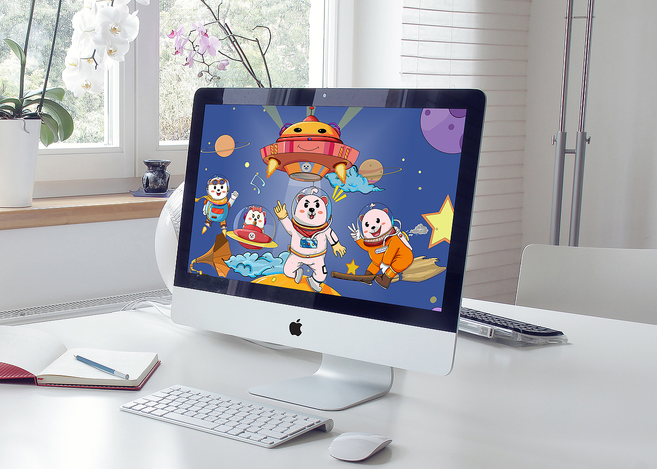 熊小美家族—-欢乐星球