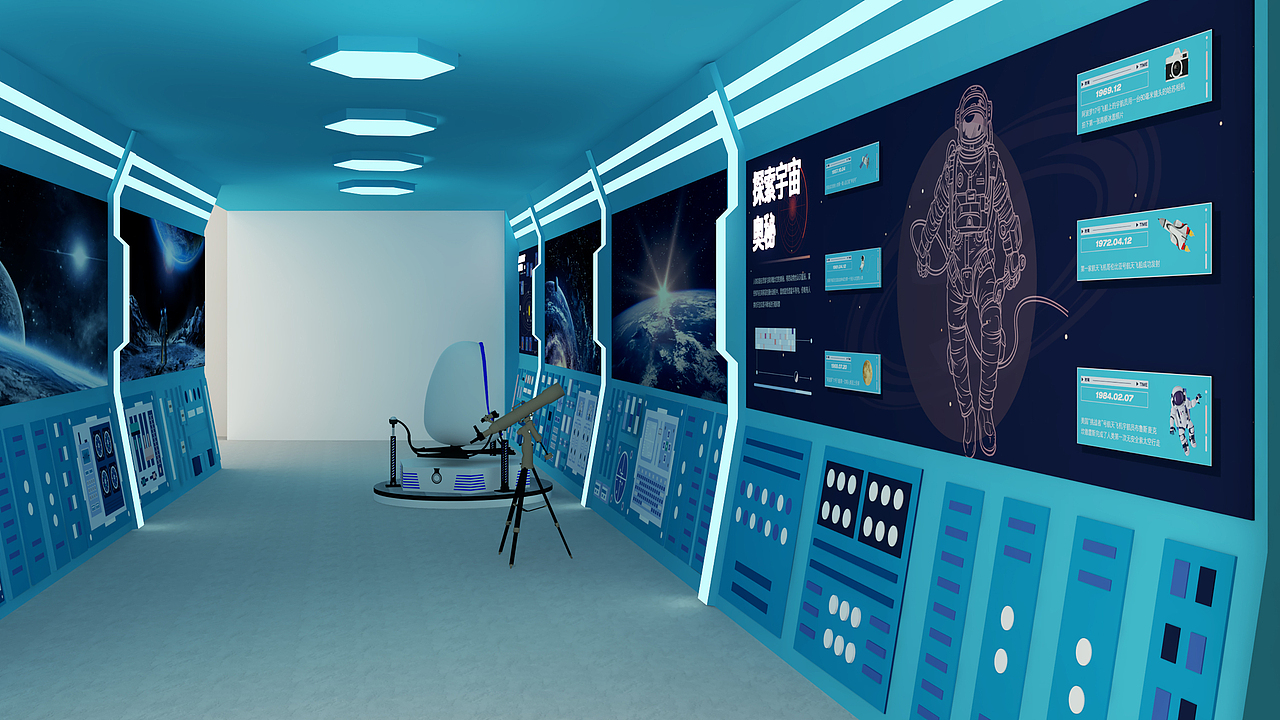 校园文化建设-万科虎门梅沙小学(科技长廊)