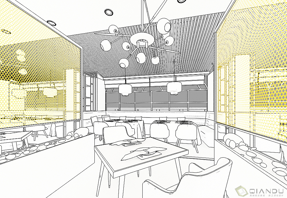 前度空间---梅州观光西餐厅（图ZOTE5NTYyMjQ=） - 家装设计 - 站酷设计师00吴工00原创素材 - 站酷ZCOOL