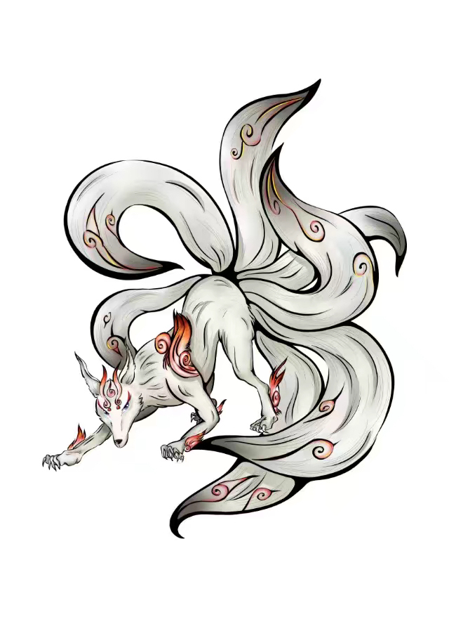 图片来自作品 《原创作品:九尾狐》 by 超级玛丽莲梦露