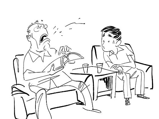 四格漫画《不太成熟》