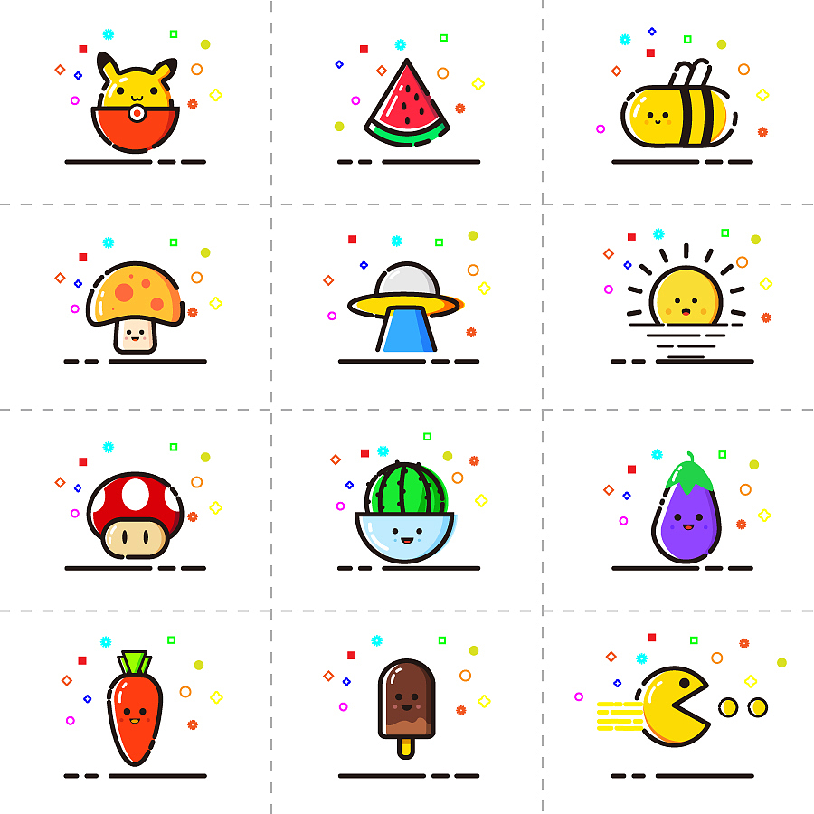 MBE风格图标（图ZOTUwNDYxMDg=） - 图标 - 站酷设计师人只是漂流者原创素材 - 站酷ZCOOL