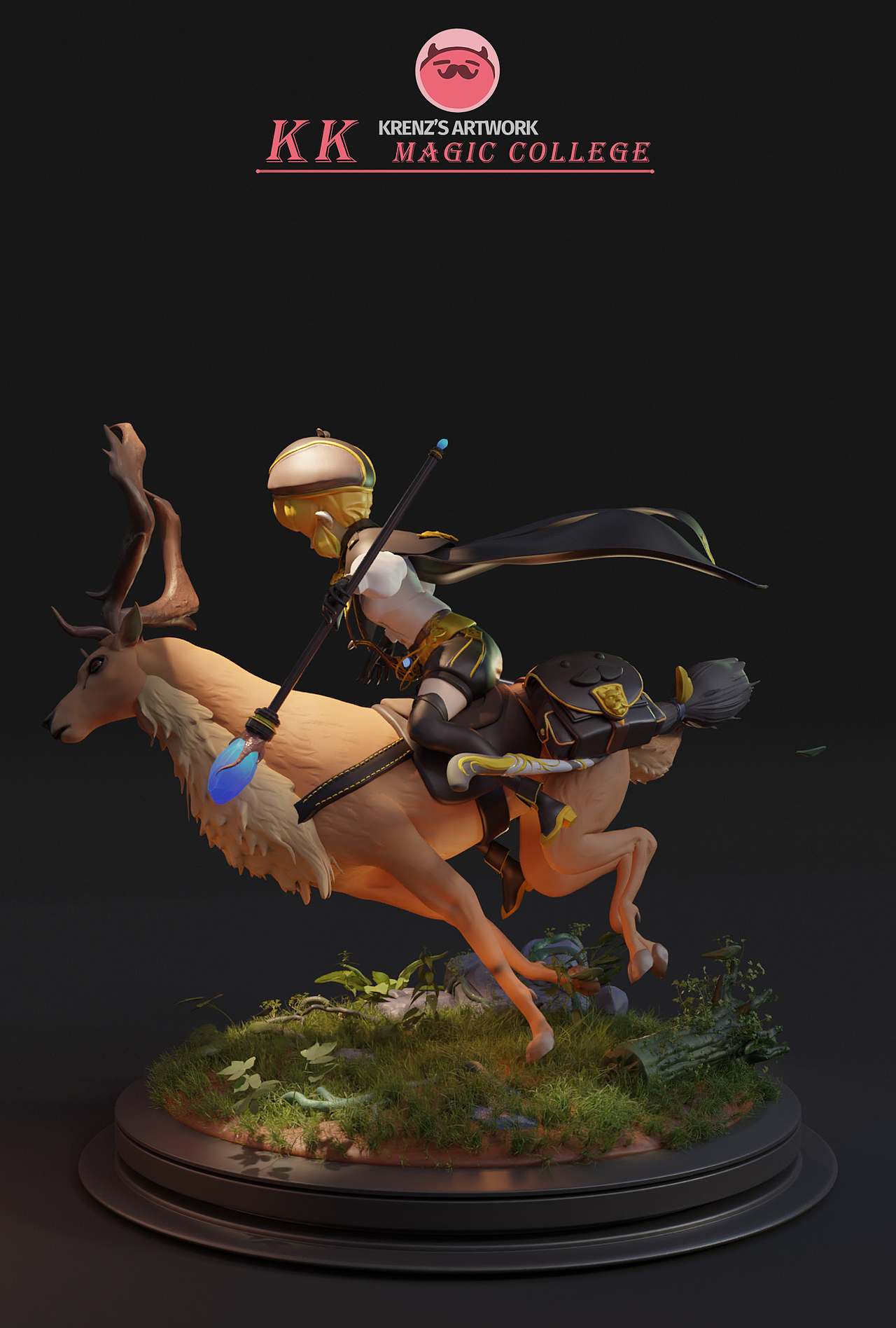 3D手办模型-坐骑