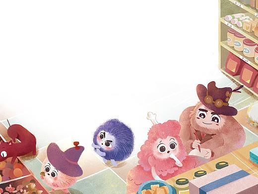 扁平風(fēng)（個(gè)人主頁-ZNTgzNDkxNjQ=） - 兒童插畫 - 站酷設(shè)計(jì)師暮色漸藍(lán)123原創(chuàng)素材 - 站酷ZCOOL