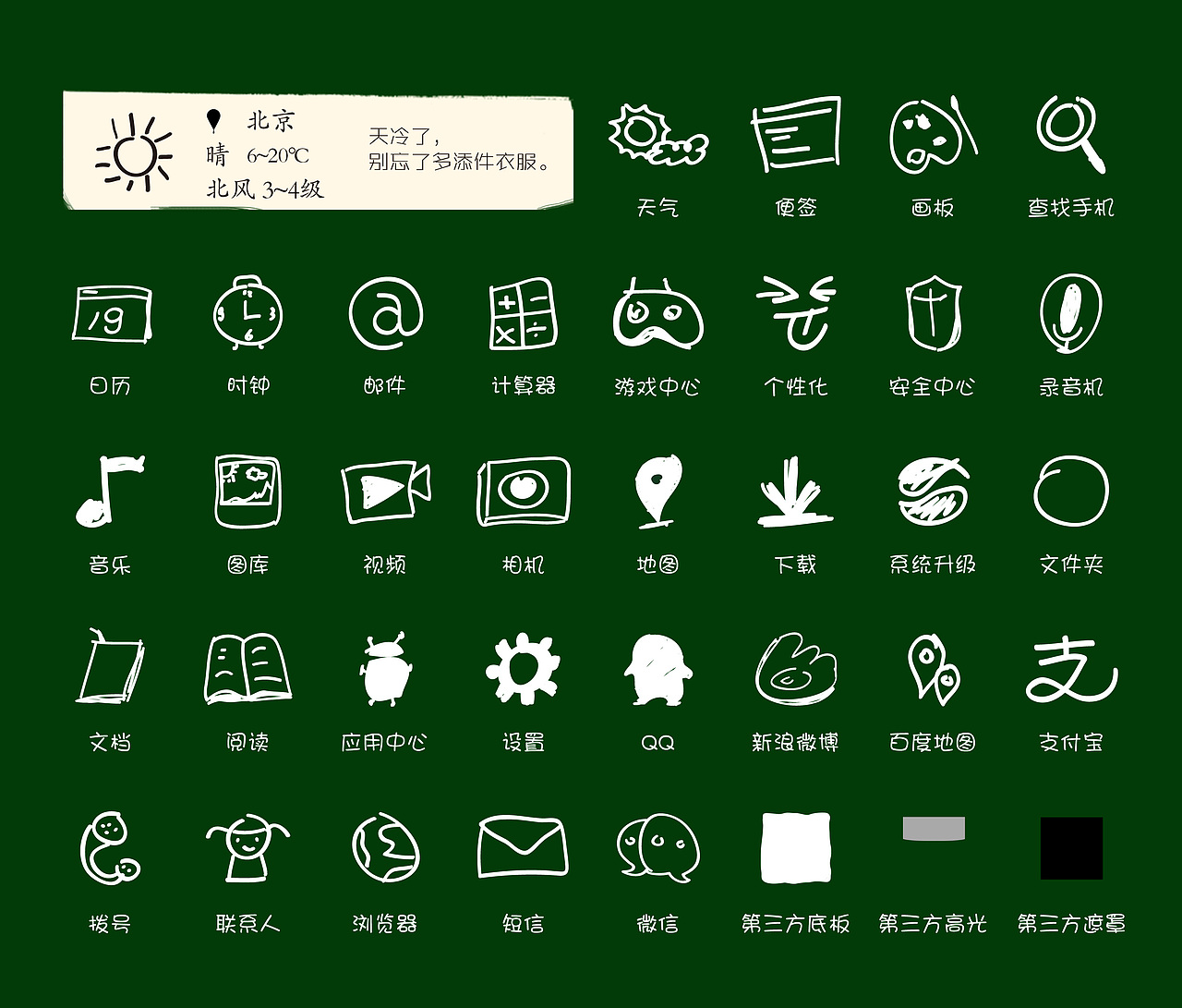 黑板▪时代（图ZMjA5MjgyMTI=） - 主题/皮肤 - 站酷设计师Amica原创素材 - 站酷ZCOOL