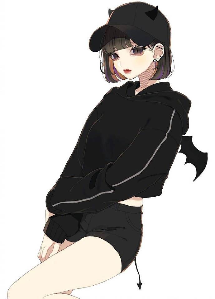 插画丨绘画丨愿你做个全世界最可爱的女孩子