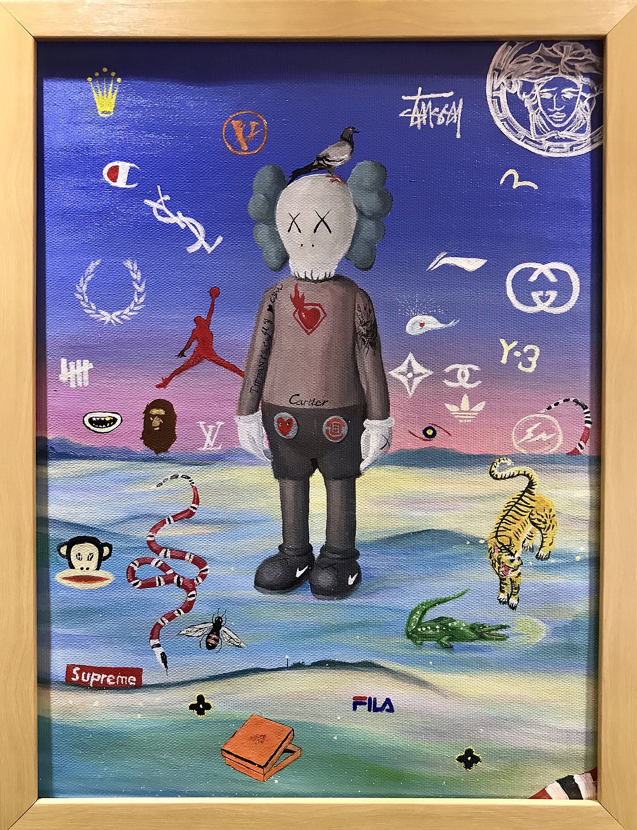 Kaws潮牌系列（图ZMTk2MzYxNDQ0） - 绘画 - 站酷设计师陈先生及那些执念原创素材 - 站酷ZCOOL