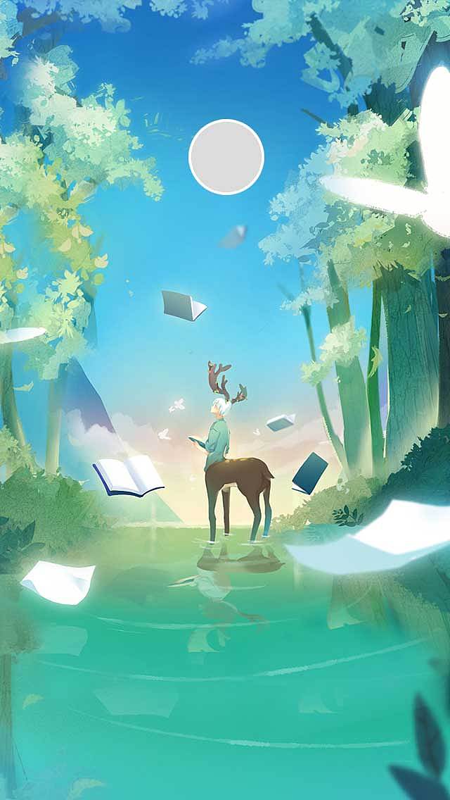 清新手绘（图ZMTI5Mjc0NDAw） - 艺术插画 - 站酷设计师一只虎斑喵呀原创素材 - 站酷ZCOOL