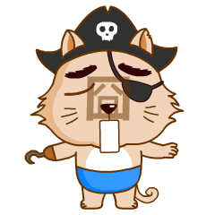 海盗猫微信表情设计（图ZMTI0Njg4ODg4） - 网络表情 - 站酷设计师fasterman原创素材 - 站酷ZCOOL