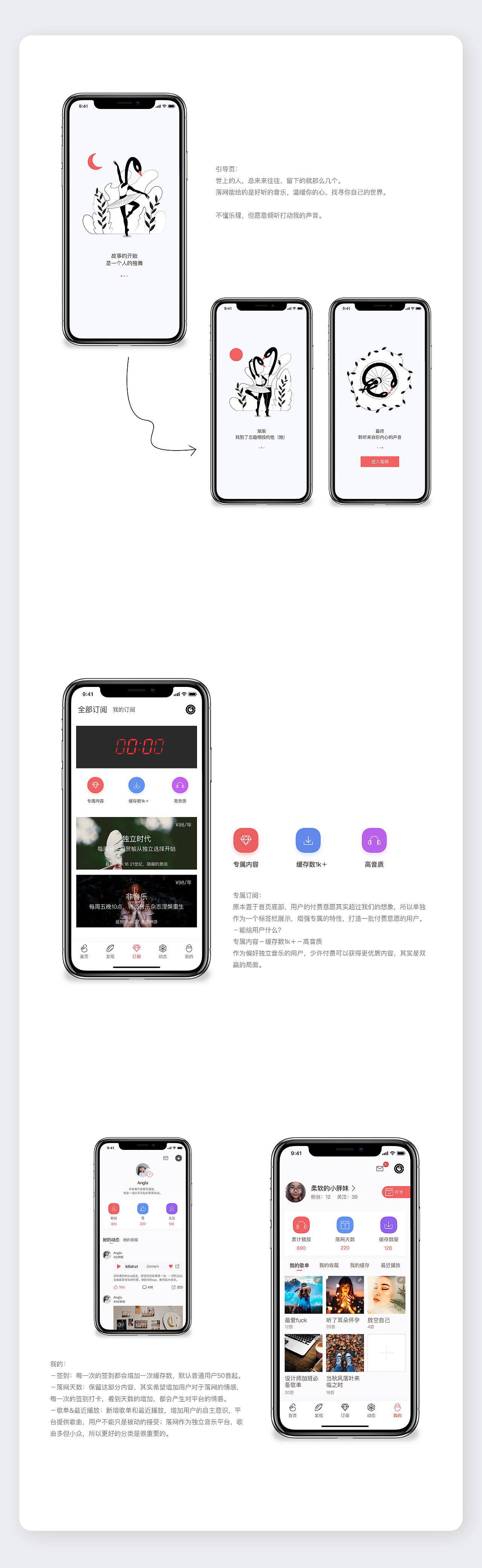 落网App-Redesign（图ZMTMwMjk1NDY4） - APP界面 - 站酷设计师柔软的小胖妹原创素材 - 站酷ZCOOL