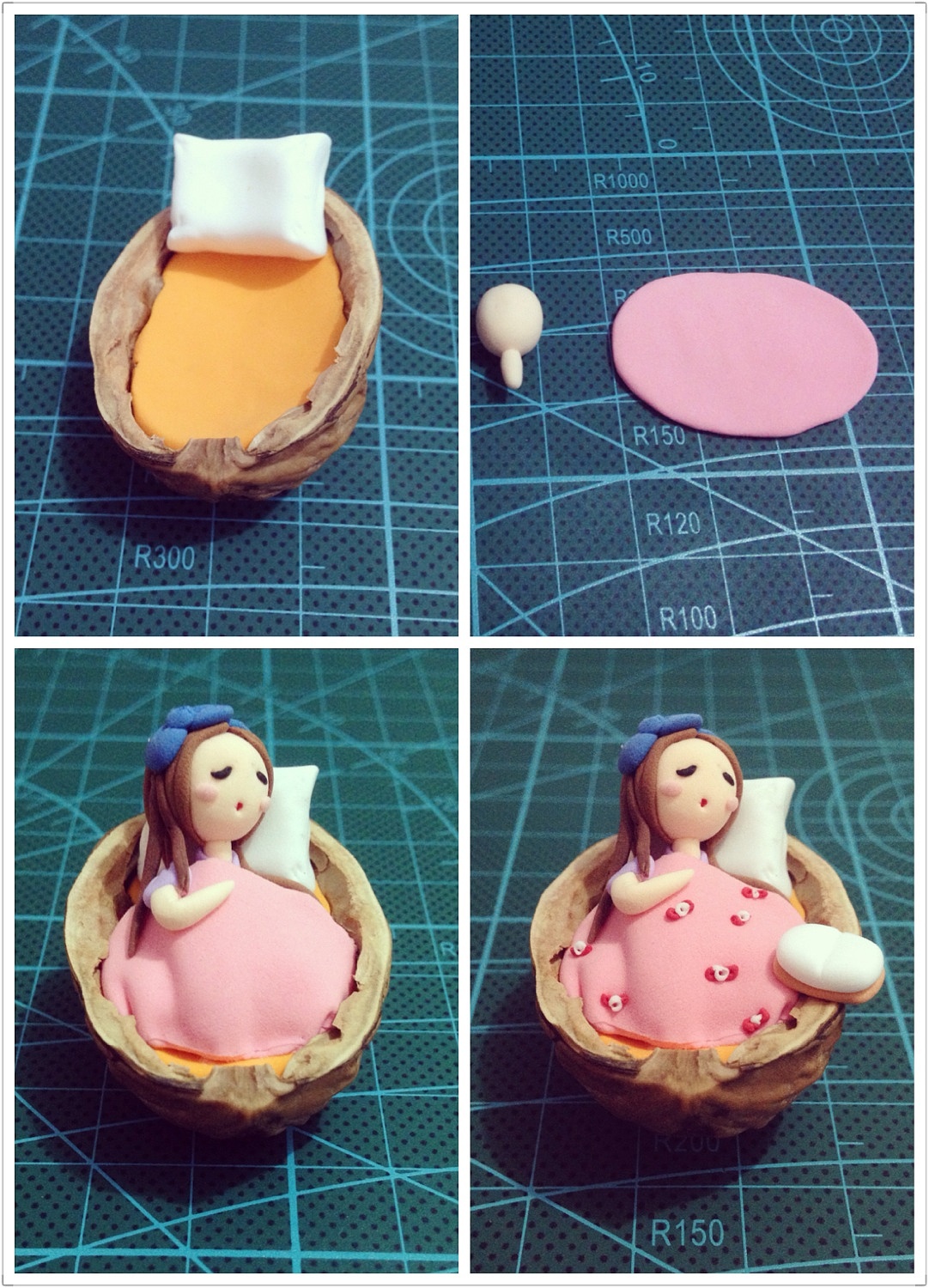 超輕粘土拇指公主（圖ZMjAxOTEzNDg=） - 手辦/模玩 - 站酷設(shè)計(jì)師嚴(yán)聆原創(chuàng)素材 - 站酷ZCOOL