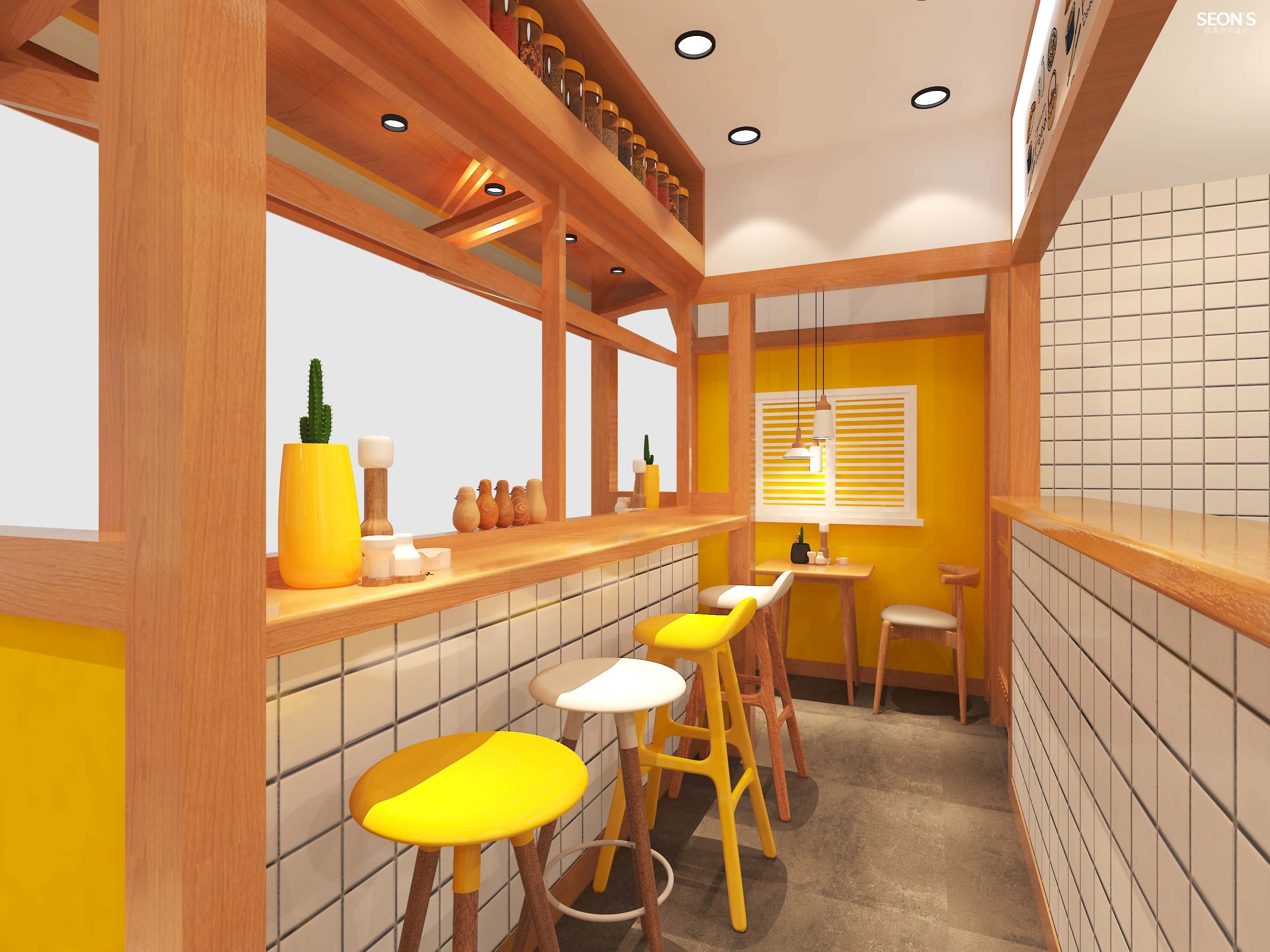 嘹一嘴·热着吃的米皮|空间|家装设计|seon西恩空间设计 - 原创作品