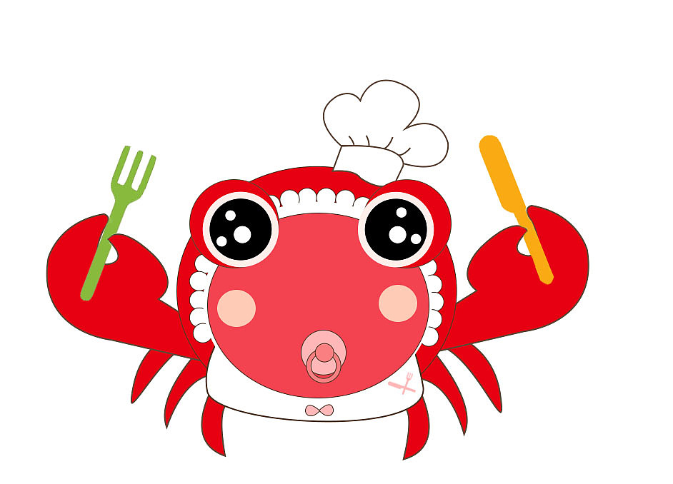 餐饮"蟹宝宝"吉祥物