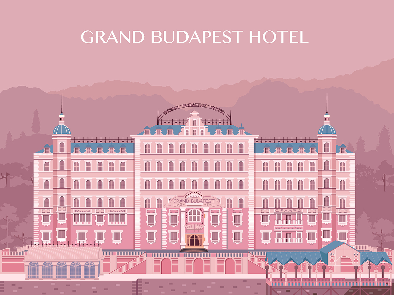布达佩斯大饭店 - 插画临摹（图ZMTEyNjM0MzA4） - 概念设定 - 站酷设计师landa1993原创素材 - 站酷ZCOOL