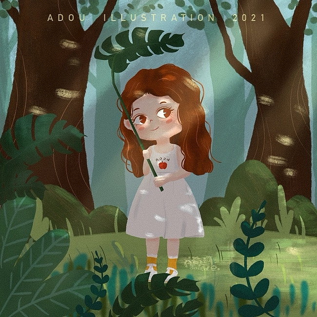 原创插画|回到森林里