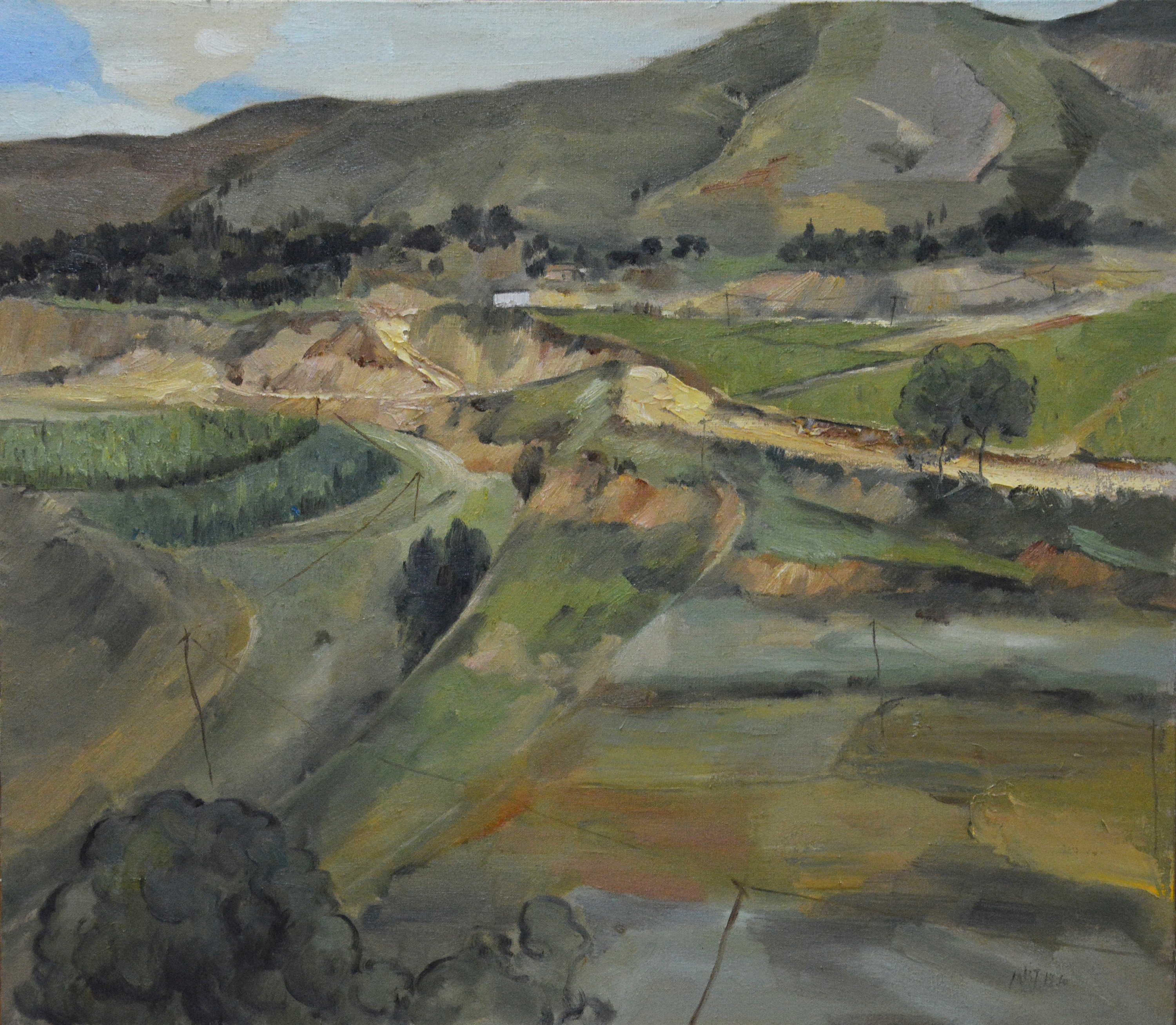 《荒野》|纯艺术|油画|百谷水彩手绘 - 原创作品 - 站酷 (zcool)