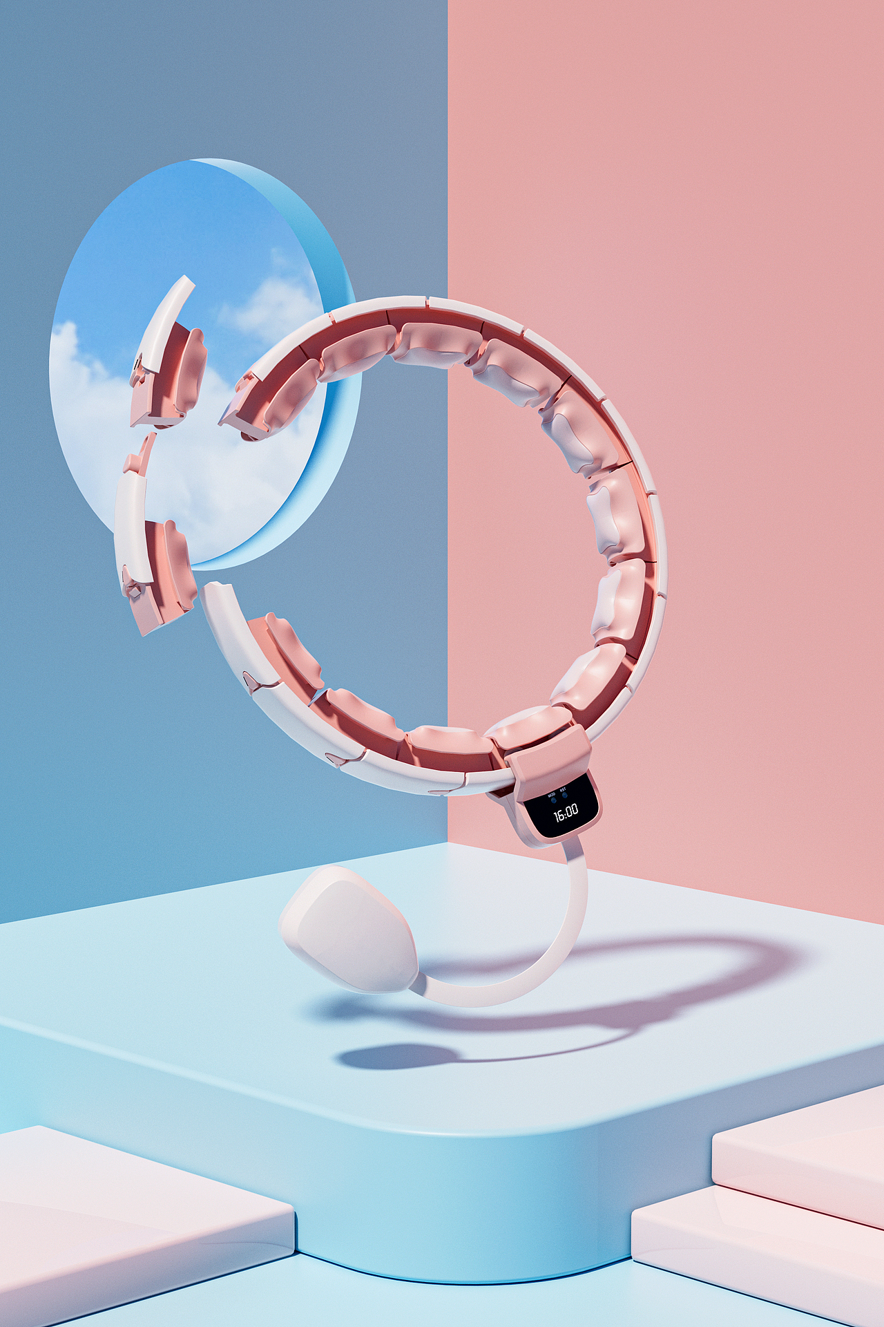 呼啦圈产品渲染