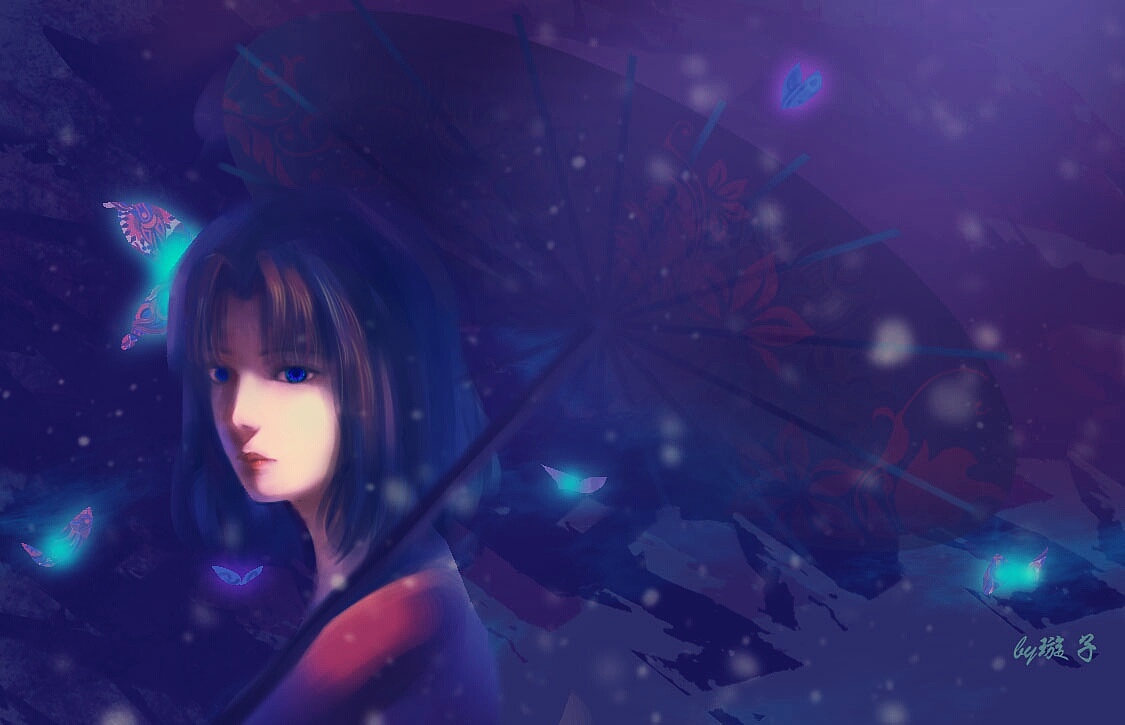 空之境界两仪式（图ZMTI2NDgzOTM2） - 创作习作 - 站酷设计师多多丸SAMA原创素材 - 站酷ZCOOL