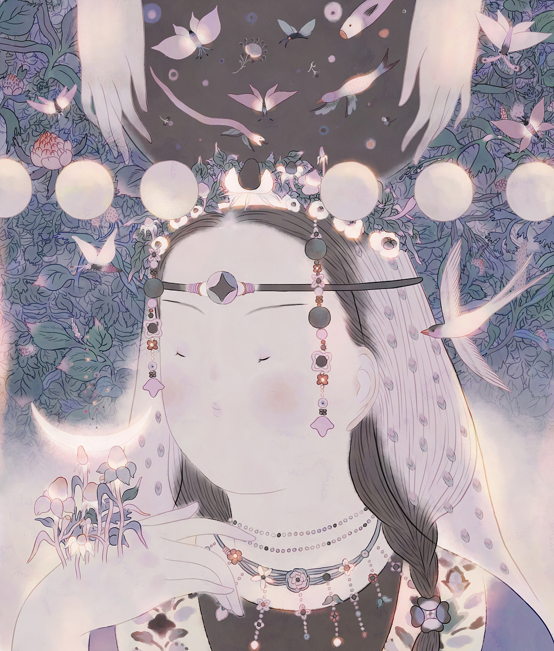 木言-《二十八宿·玄武白虎》（图ZMTk5NDI0MDcy） - 艺术插画 - 站酷设计师木言木言木言原创素材 - 站酷ZCOOL