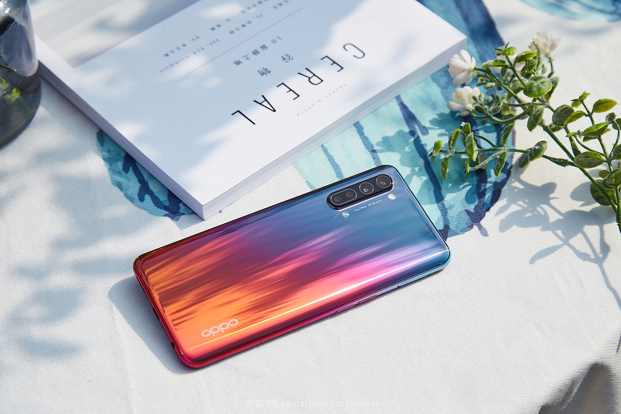 oppo reno3 手机 日出印象 清新场景图