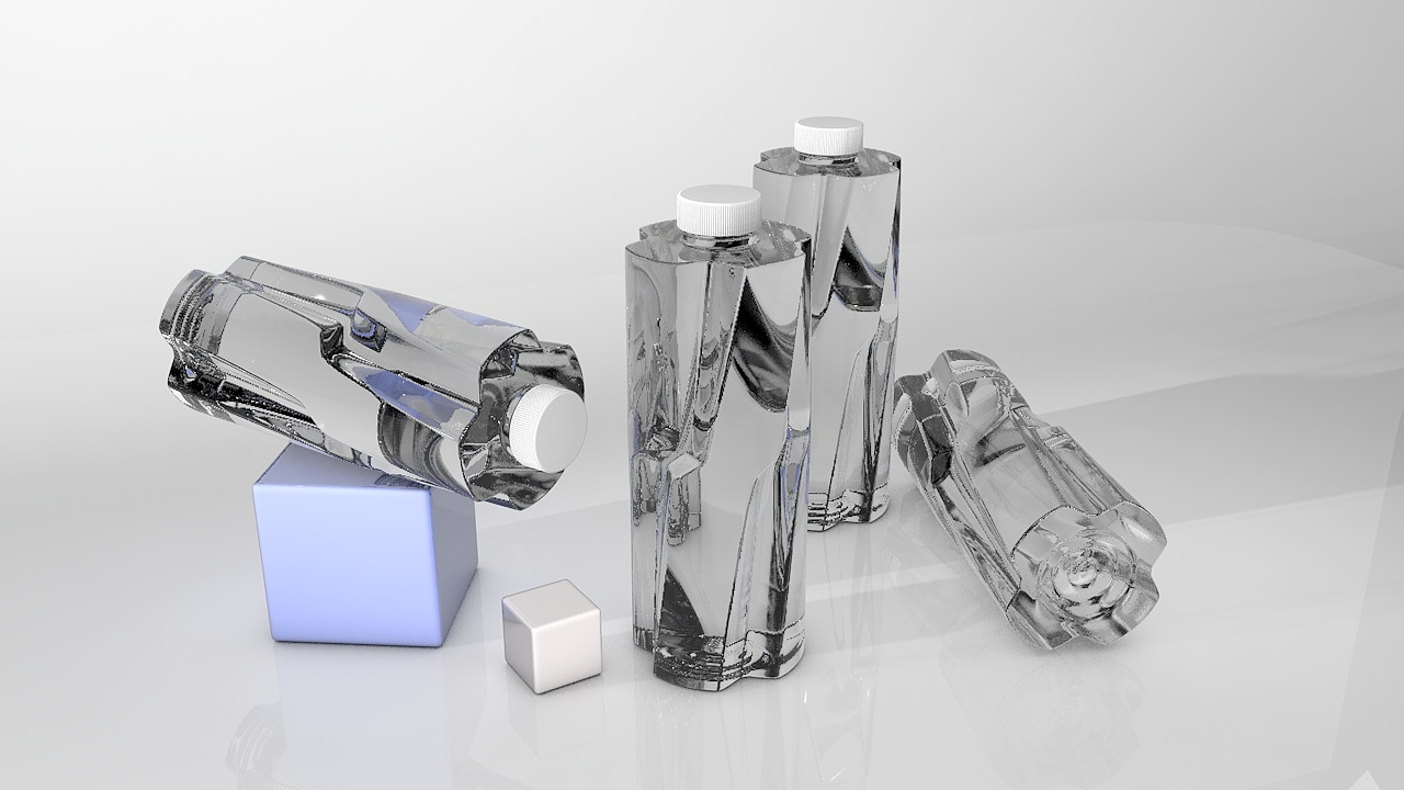 C4D-矿泉水瓶材质测试（图ZMTEzMjEwODEy） - 其他三维 - 站酷设计师ZJ1AN原创素材 - 站酷ZCOOL
