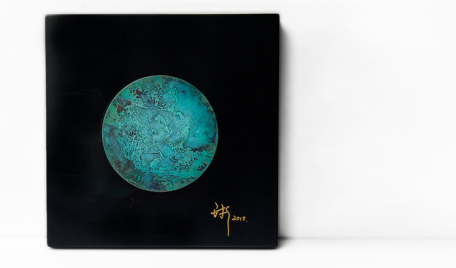 五玄土 || 《青黛含翠》之铜画（图ZMTQ4NjgyMDYw） - 生活用品 - 站酷设计师五玄土原创素材 - 站酷ZCOOL