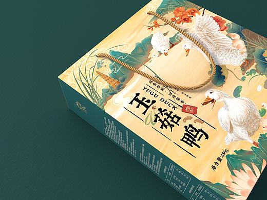 线礼 玉菇鸭包装设计