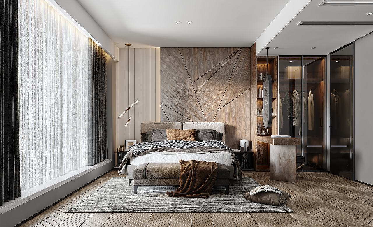 卧室作品鉴赏！！！（图ZMjczMzY1NDY0） - 家装设计 - 站酷设计师贰柒设计工作室原创素材 - 站酷ZCOOL