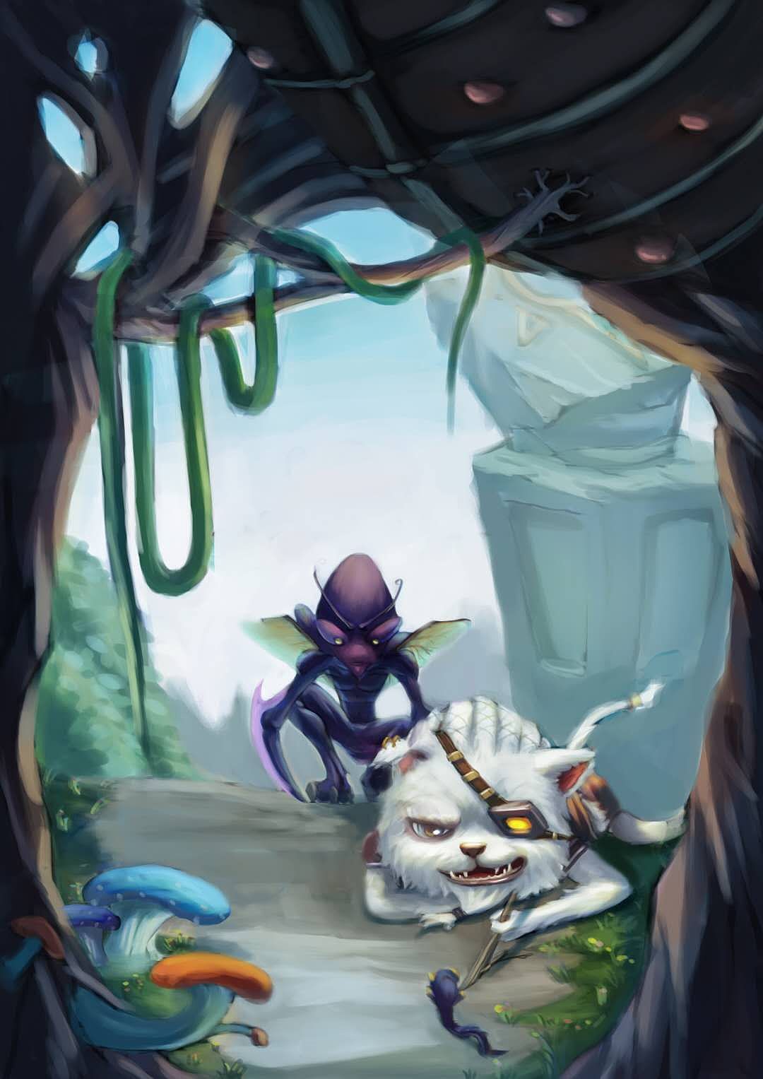 狮子螳螂逗男爵