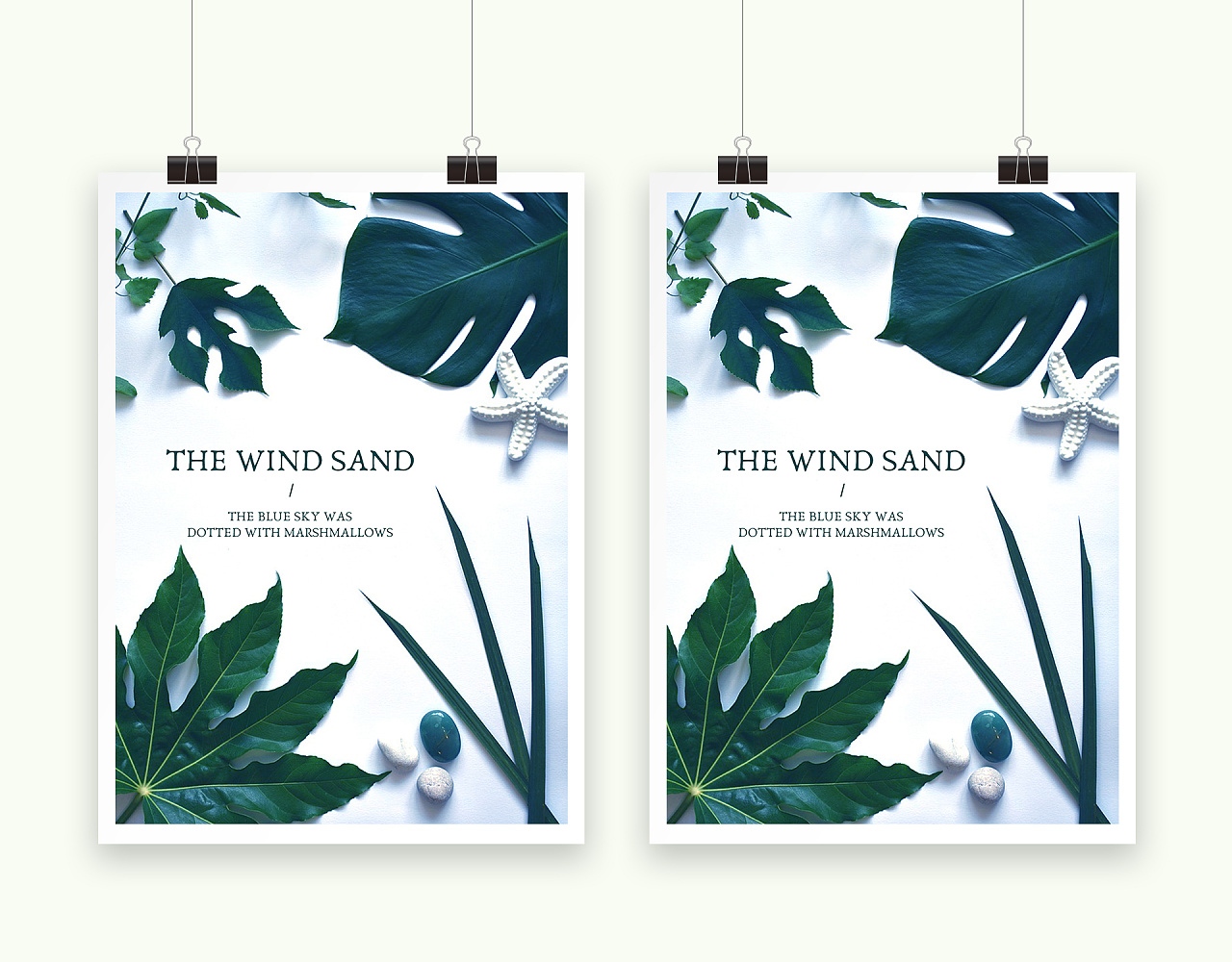 简约北欧ins海报