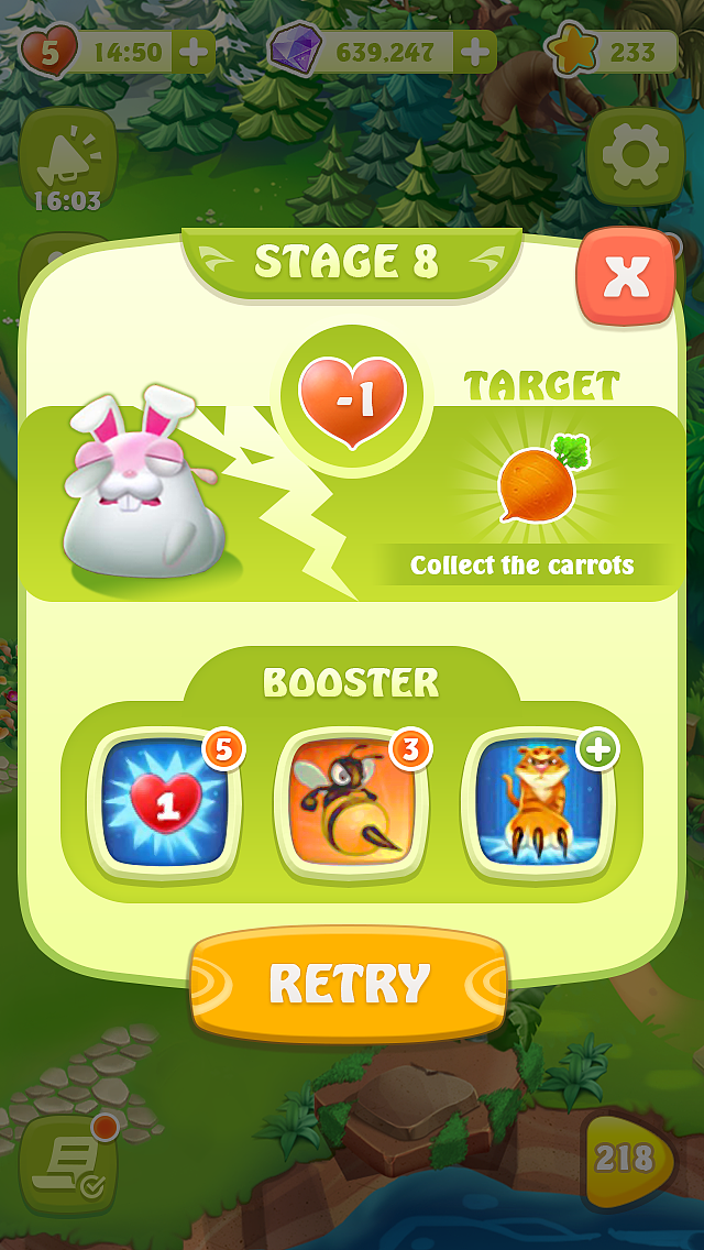 18年欧美卡通风格三消游戏界面方案三套|ui|游戏ui|回啊声声 - 原创作